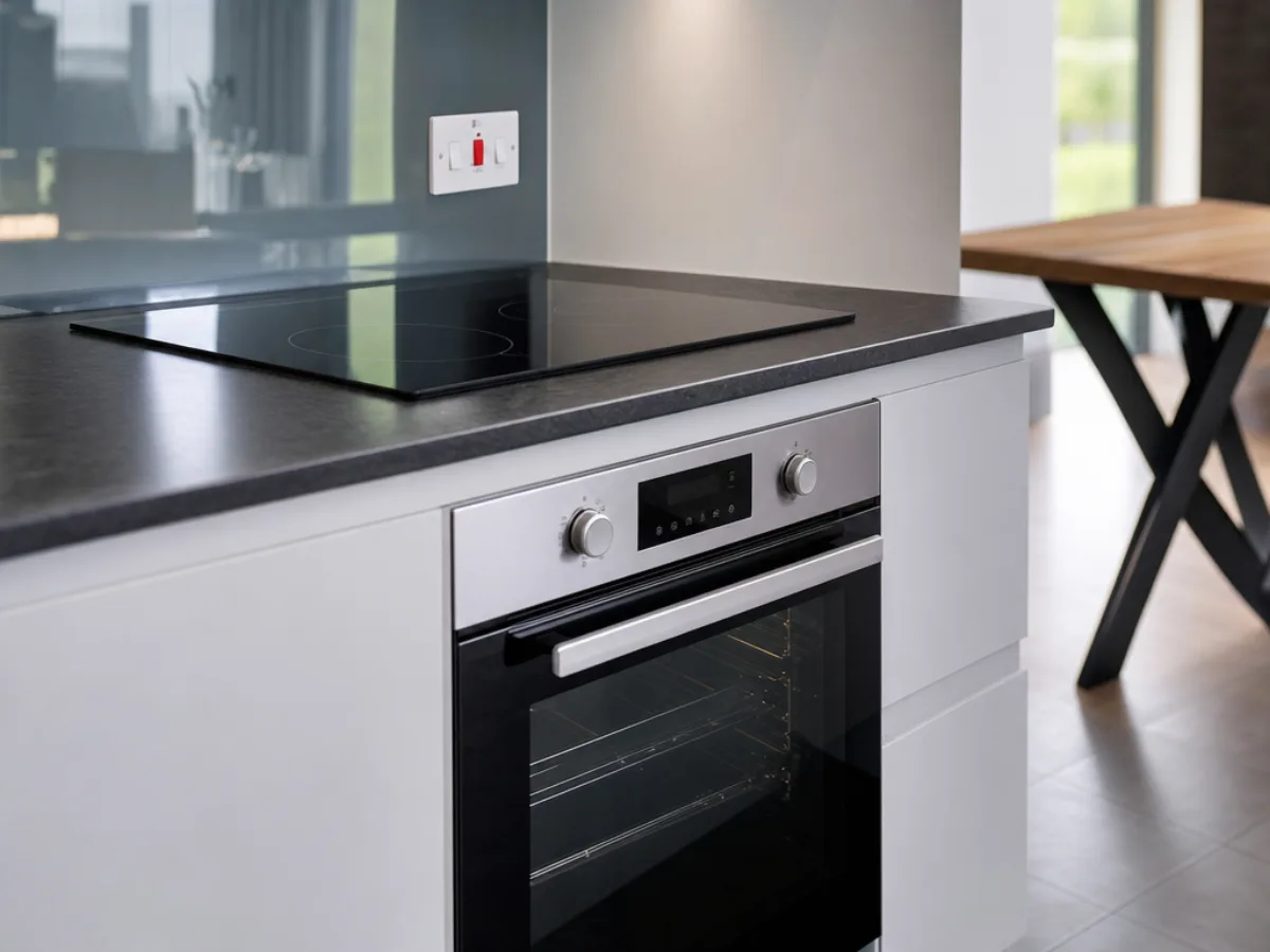 Cooker, oven and immersion electrics